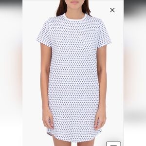 NWOT Roller Rabbit Blue Heart Pajama Dress